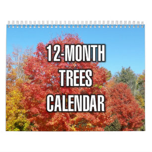 12-Monate-Bäume Kalender