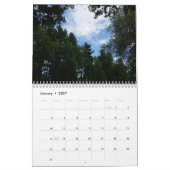 12-Monate-Bäume Kalender (Jan 2027)