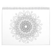 12 monate Beautiful mandala Design Kalender (Titelbild)