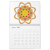 12 monate Beautiful mandala Design Kalender (Jan 2026)