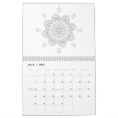 12 monate Beautiful mandala Design Kalender (Mär 2027)