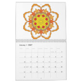 12 monate Beautiful mandala Design Kalender (Jan 2027)