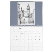 12 Monate Bilder des Venedig-Kalenders Kalender (Feb 2027)