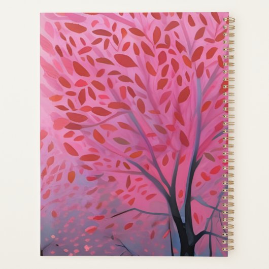 12 Monate bis Blossom Planer (Rückseite)