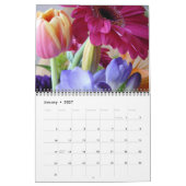 12 Monate Blumenkohl-Blume Kalender (Jan 2027)