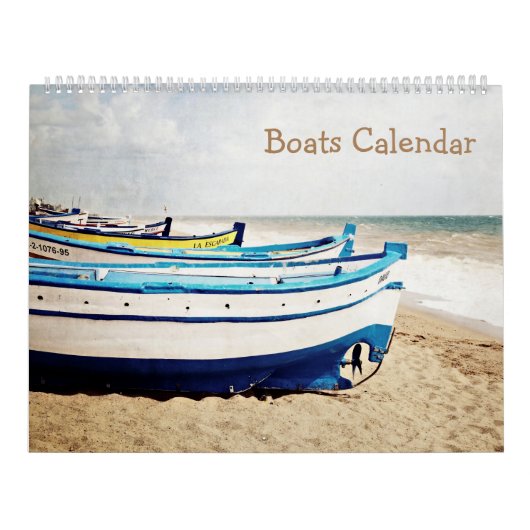 12 Monate Boote Kalender (Titelbild)