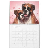 12 Monate Boxer Hunde: Jahr Lange Boxer Dog Spaß Kalender (Feb 2027)