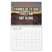 12-Monate "Dank sei Gott, dass ich..." Kalender (Feb 2027)
