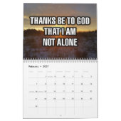 12-Monate "Dank sei Gott, dass ich..." Kalender (Feb 2027)