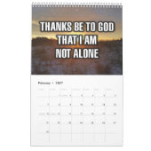 12-Monate "Dank sei Gott, dass ich..." Kalender (Feb 2027)