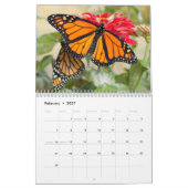 12 Monate des Monarch-Kalenders Kalender (Feb 2027)