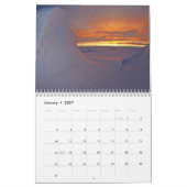 12 Monate des Sonnenuntergang-Kalenders Kalender (Jan 2027)