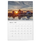 12 Monate des Sonnenuntergang-Kalenders Kalender (Feb 2027)
