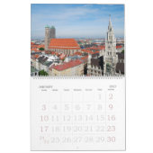 12 Monate europäischer Mauerkalender Kalender (Jan 2027)