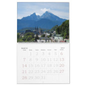 12 Monate europäischer Mauerkalender Kalender (Mär 2027)
