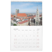 12 Monate europäischer Mauerkalender Kalender (Jan 2027)