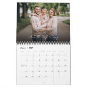 12 Monate Familienfotos Kalender (Mär 2027)