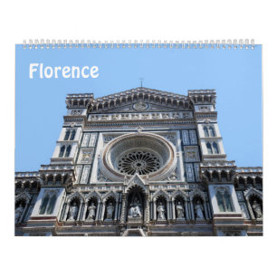 12 Monate Florenz, Italien Foto Kalender
