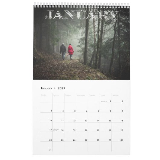 12 Monate Foto Kalender (Jan 2027)