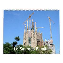 12 Monate Foto-Kalender La Sagrada Familia Kalender