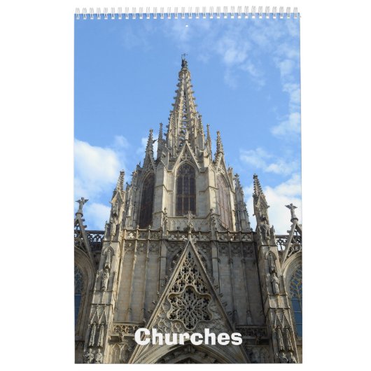 12 Monate Foto Kirchen Kalender (Titelbild)