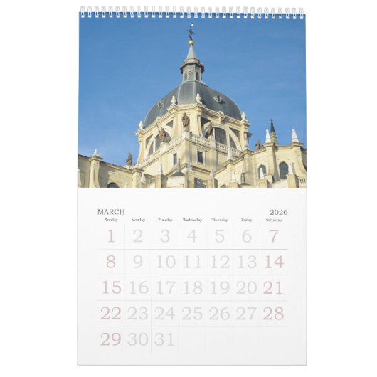 12 Monate Foto Kirchen Kalender (Mär 2026)