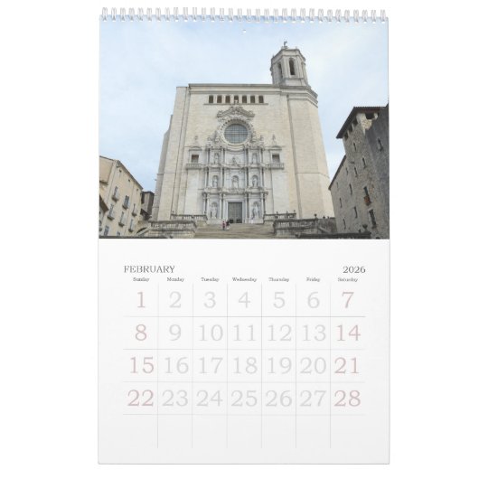 12 Monate Foto Kirchen Kalender (Feb 2026)
