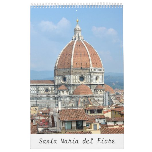 12 Monate Foto Santa Maria del Fiore Kalender (Titelbild)