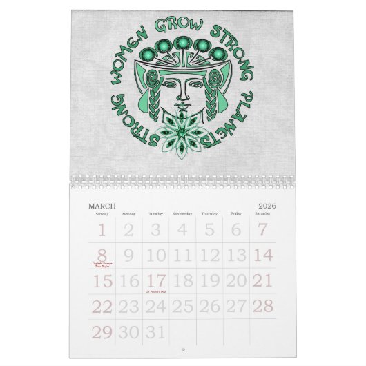 12 Monate Frauen-Power Kalender (Mär 2026)