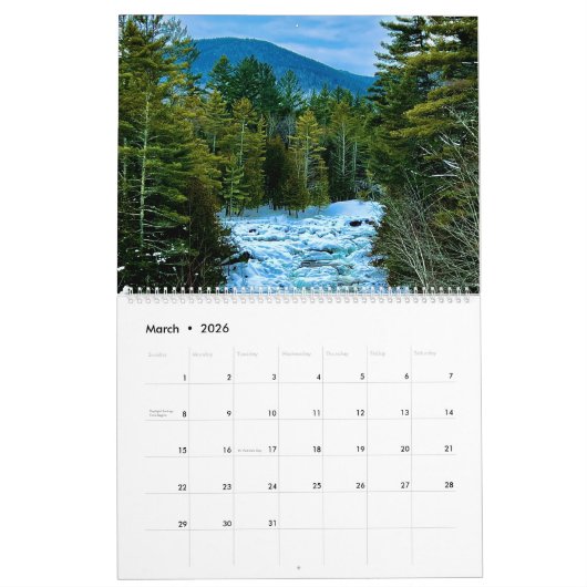 12 Monate großer Kalender (Mär 2026)