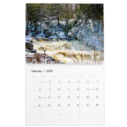 12 Monate großer Kalender (Feb 2026)