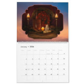 12 Monate Hexenkraft Magick Wicca Magic Planner Kalender (Jan 2026)