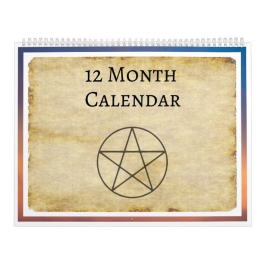 12 Monate Hexenkraft Magick Wicca Magic Planner Kalender (Titelbild)