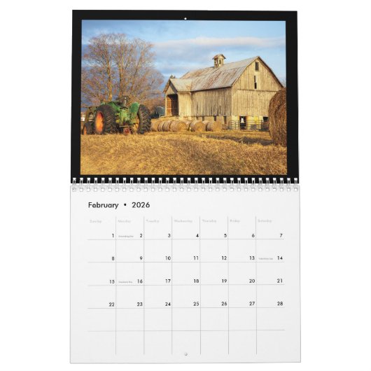 12 Monate im zentralen NY-Kalender Kalender (Feb 2026)