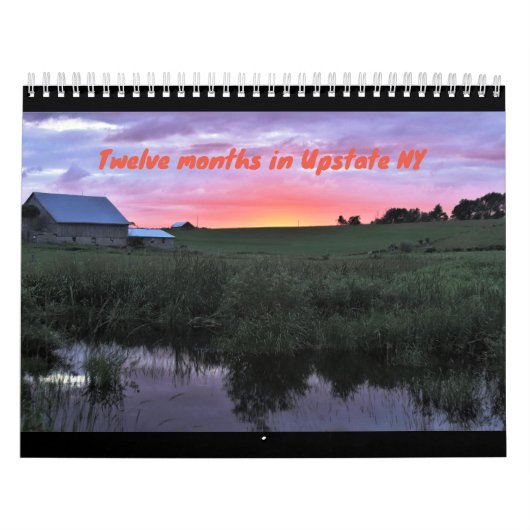 12 Monate in Upstate NY Calendar Kalender (Titelbild)