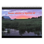 12 Monate in Upstate NY Calendar Kalender (Titelbild)