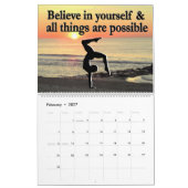 12 MONATE INSPIRATIONELLE QUOTEN GYMNASTICS KALEND KALENDER (Feb 2027)