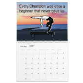 12 MONATE INSPIRATIONELLE QUOTEN GYMNASTICS KALEND KALENDER (Jan 2027)