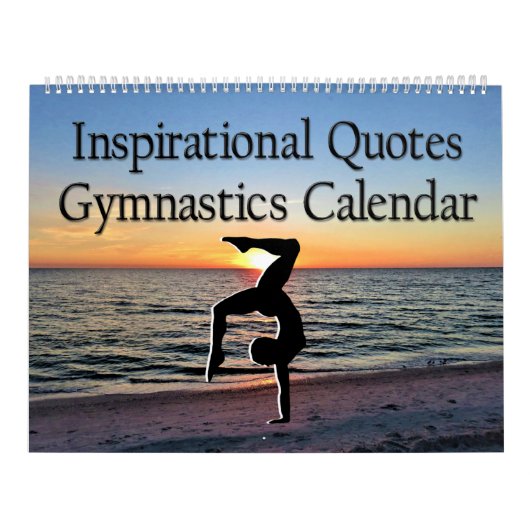 12 MONATE INSPIRATIONELLE QUOTEN GYMNASTICS KALEND KALENDER (Titelbild)