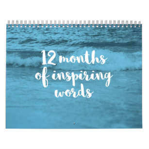 12 Monate inspirierender Zitate Kalender