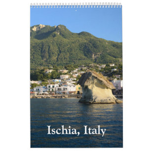 12 Monate Ischia Mauer Kalender