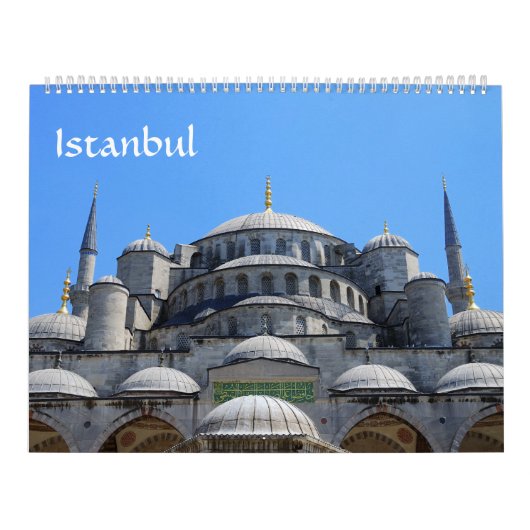 12 Monate Istanbul Foto Calendar Kalender (Titelbild)