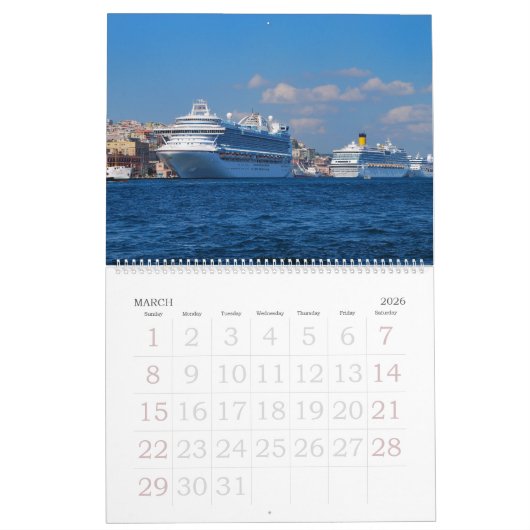 12 Monate Istanbul Foto Calendar Kalender (Mär 2026)