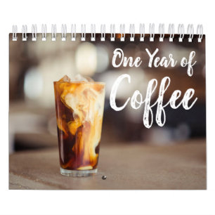 12 Monate Kaffee & Café Eleganter Themenkalender Kalender