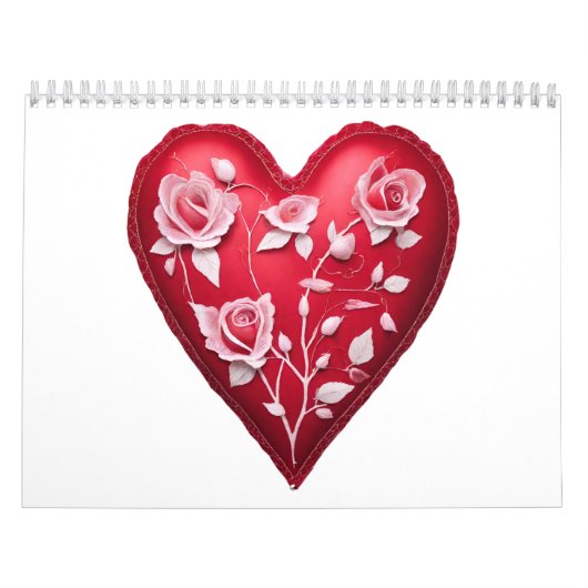 12-Monate "Kalender der Herzen" für 2027 Kalender (Titelbild)
