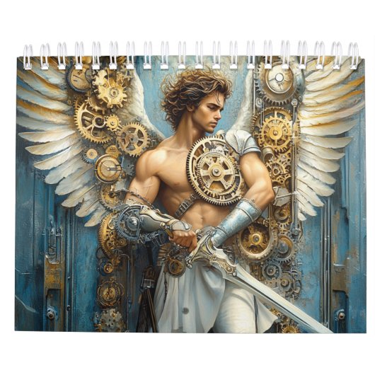 12 Monate Kalender der Wächterangeln (Rückseite)