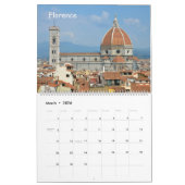 12 Monate Kirchen der Toskana Kalender (Mär 2026)