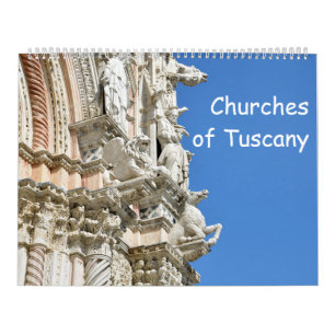 12 Monate Kirchen der Toskana Kalender