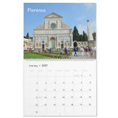 12 Monate Kirchen der Toskana Kalender (Jan 2027)