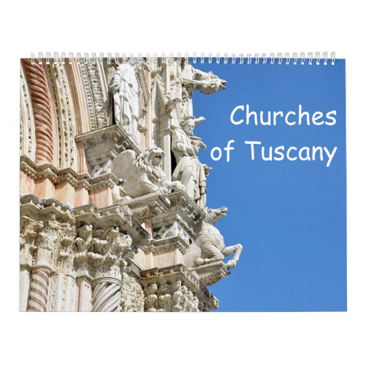 12 Monate Kirchen der Toskana Kalender (Titelbild)